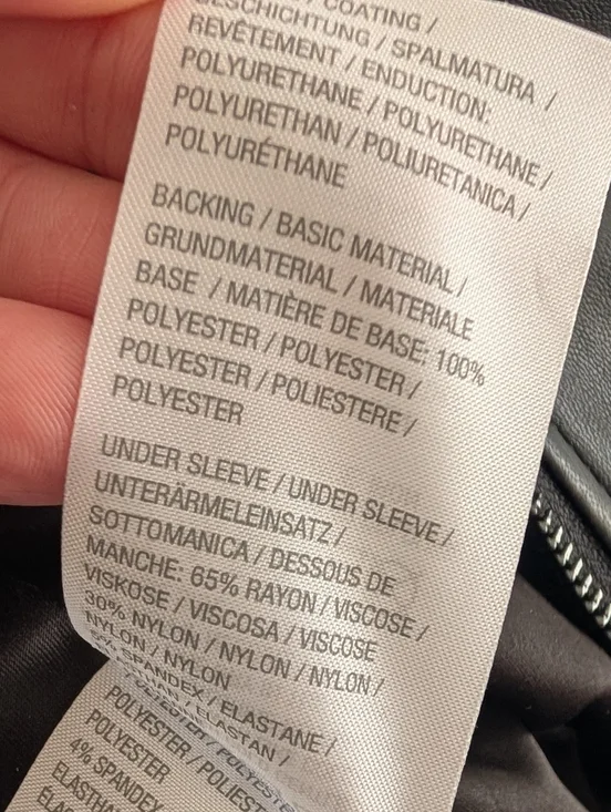 Gili Black Faux Leather Zip Jacket - Picture 5 of 7